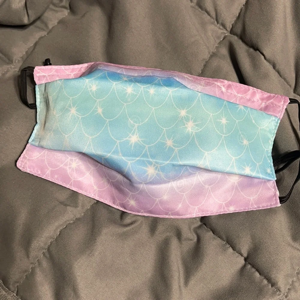 New mermaid scale face mask